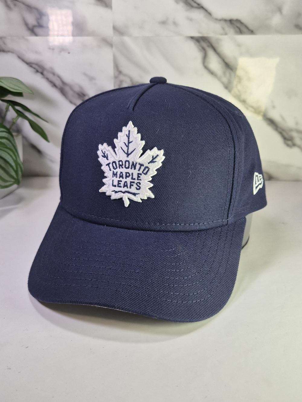 New Era Toronto Maple Leafs Navy Blue Embroidered Cap